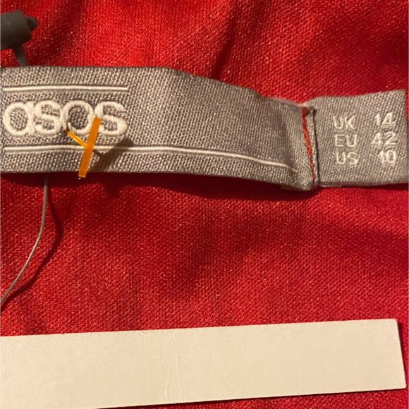 NWT ASOS Bodycon Spaghetti Strap Midi Dress 10 - Picture 4 of 6